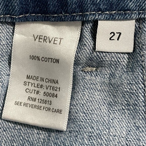 VERVET‎ Distressed Tie Waisted Belted Jeans High Rise Size 27 - Picture 4 of 7